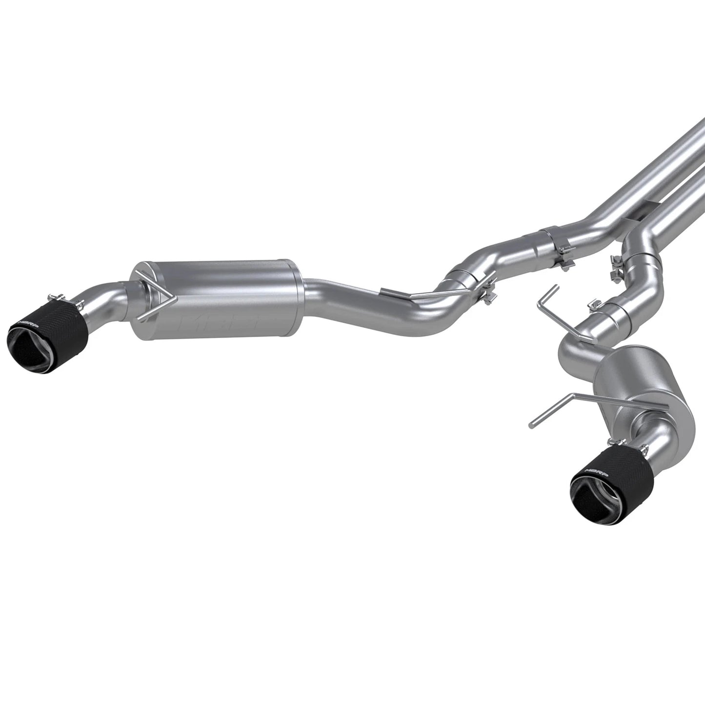 MBRP 3-In Armor Pro Street Dual Exit Cat-Back | Ford Mustang GT (S72773CF)
