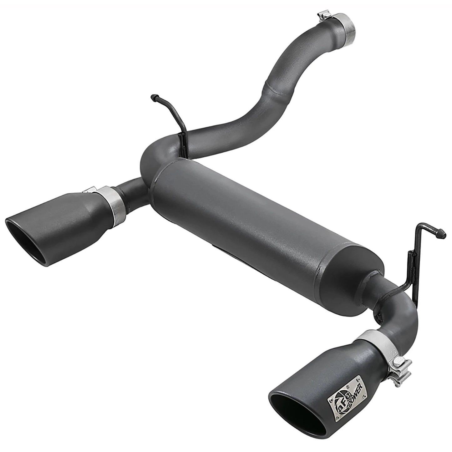aFe 2.5in 409 SS Axle-Back Exhaust | Jeep Wrangler JL V6 3.6L (18+) (49-48067-B)