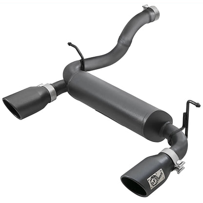 aFe 2.5in 409 SS Axle-Back Exhaust | Jeep Wrangler JL V6 3.6L (18+) (49-48067-B)