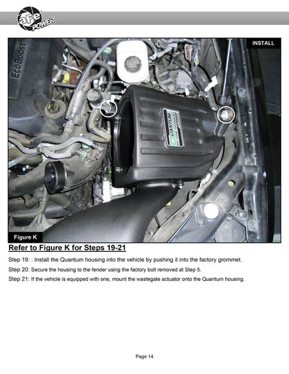 aFe Quantum Cold Air Intake w/ Pro DRY S Filter | Ford F-150 EcoBoost V6 2.7L/3.5L (15-24) (53-10033D)