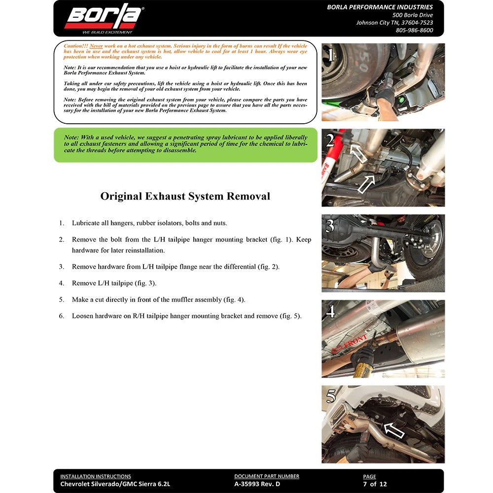Borla Cat-Back Exhaust System - ATAK | Multiple Fitments (140776BC)