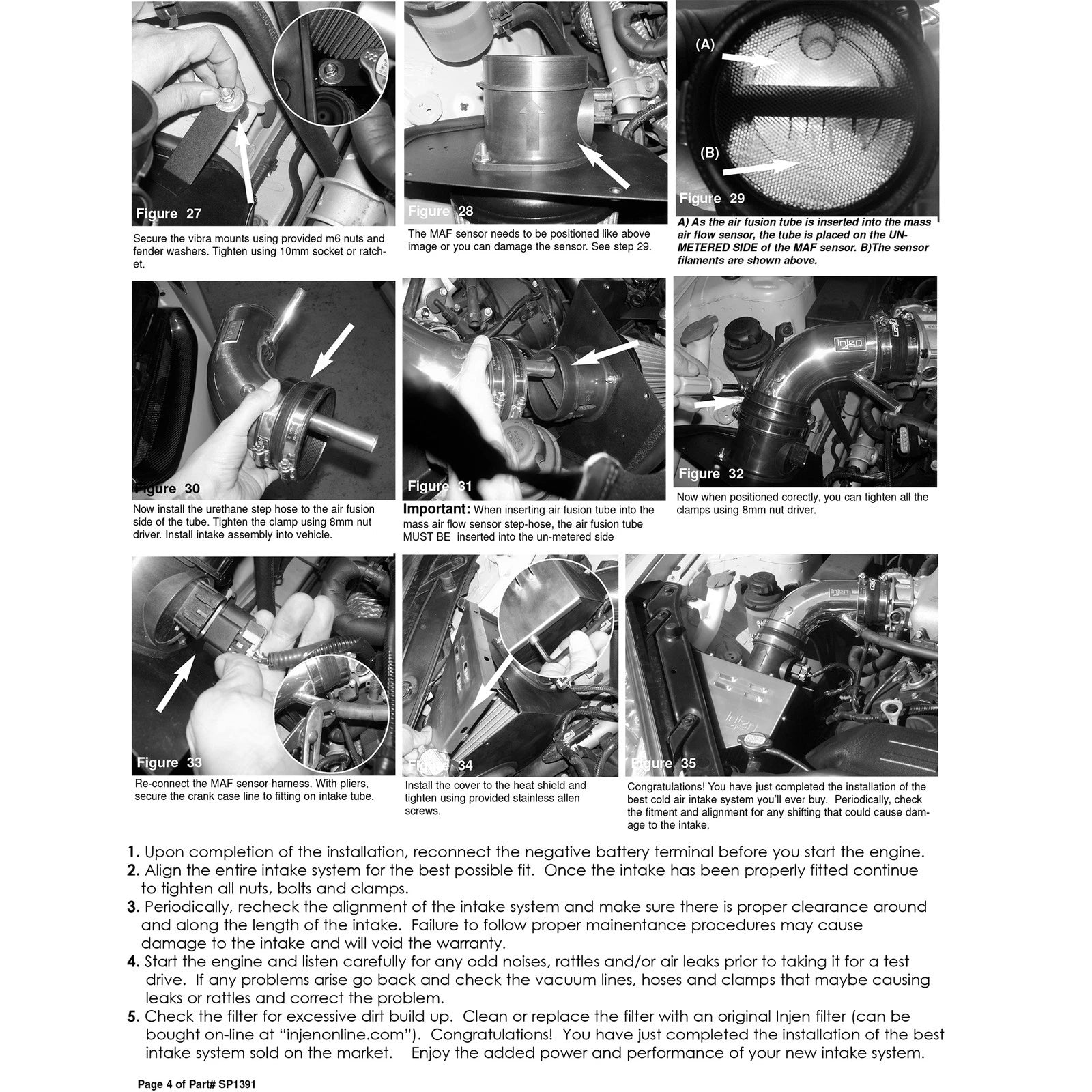 Injen 10 Hyundai Genesis Coupe V6 Short Ram Intake | Hyundai Genesis Coupe (00-16) (SP1391BLK)