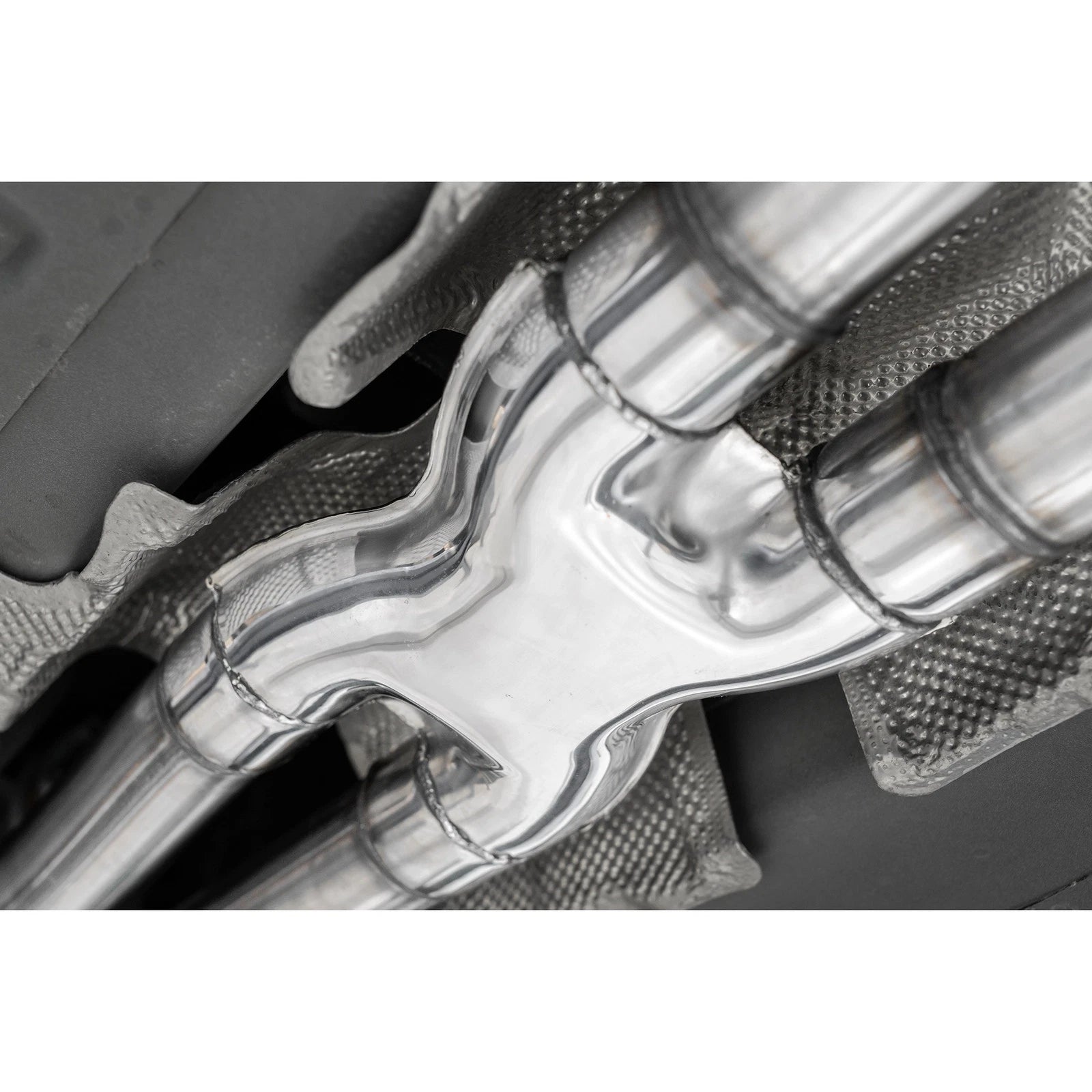 MBRP 2.5in Quad Split Rear Exit Cat-Back | Dodge Challenger 15-23 (S71113CF)