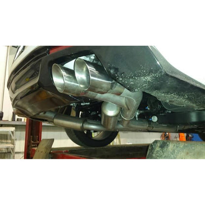 MBRP 3in T409 Race D&S Cat-Back Exhaust w/ 4.5in Quad Tips | Camaro V8 (16+) (S7033409)