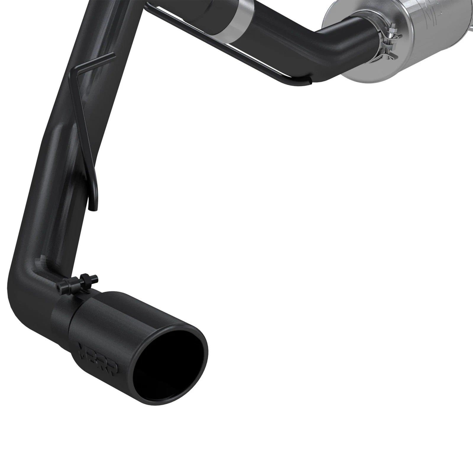 MBRP 3in Cat Back Single Side Exit Black Coated Exhaust System | Ford F150 (11-14) (S5230BLK)