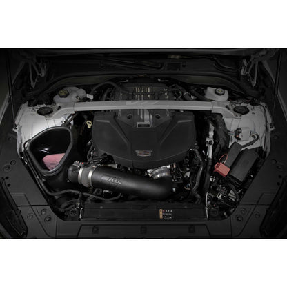 K&N 63-3121 Performance High Flow Cold Air Intake for 22-25 Cadillac CT5 6.2L V8