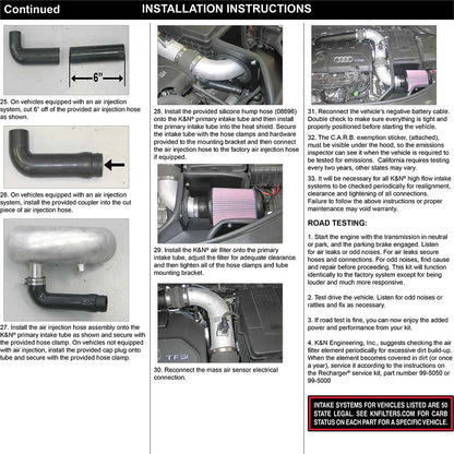 K&N Typhoon Short Ram Performance Intake | VW Multiple Fitments (69-9504TTK)