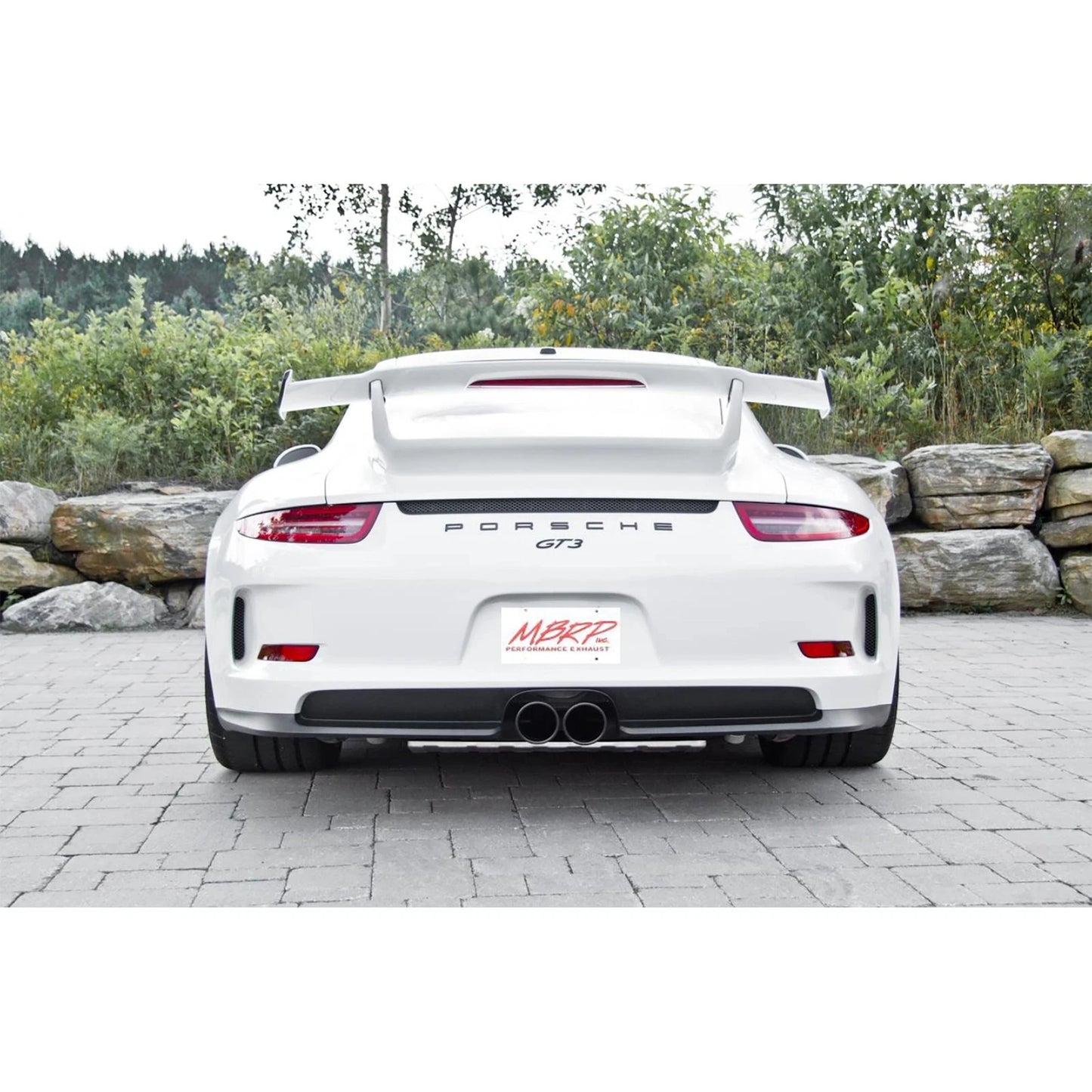 MBRP Center Muffler Bypass | 2014-2019 Porsche 911 GT3/GT3RS (S7607BLK)