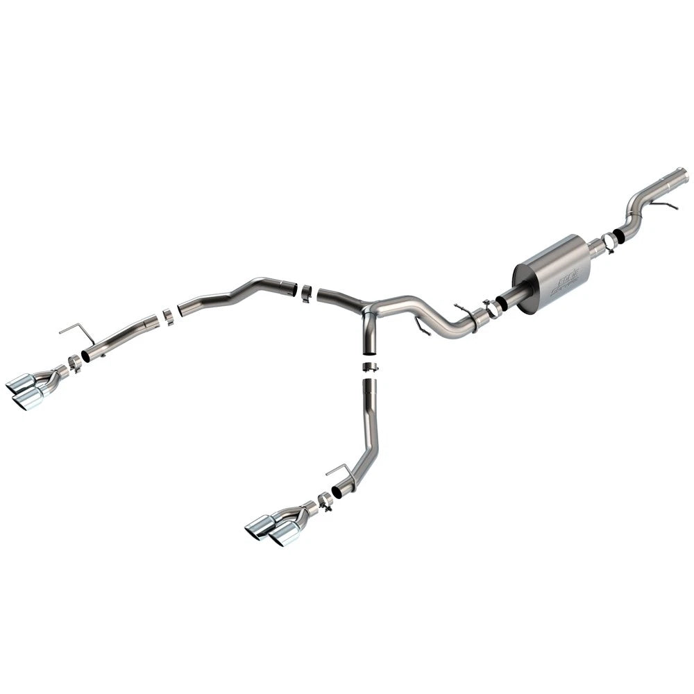 Borla Brushed T-304 Stainless Steel S-Type Cat-Back Exhaust | Chevrolet Tahoe (21-22) 6.2L V8 2/4WD (140859)