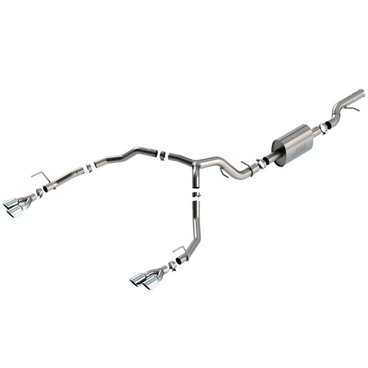 Borla Brushed T-304 Stainless Steel S-Type Cat-Back Exhaust | Chevrolet Tahoe (21-22) 6.2L V8 2/4WD (140859)