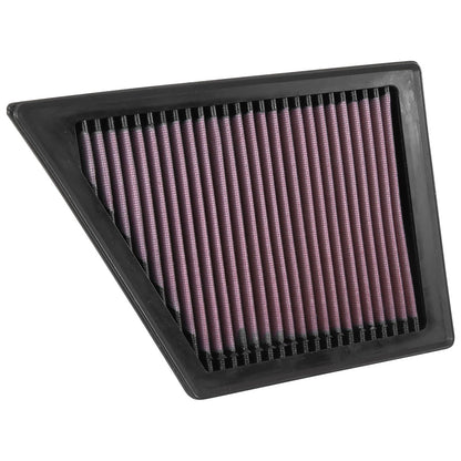 K&N 33-5054 High Flow Performance Right Air Filter for 16-19 Cadillac CT6 3.0 V6