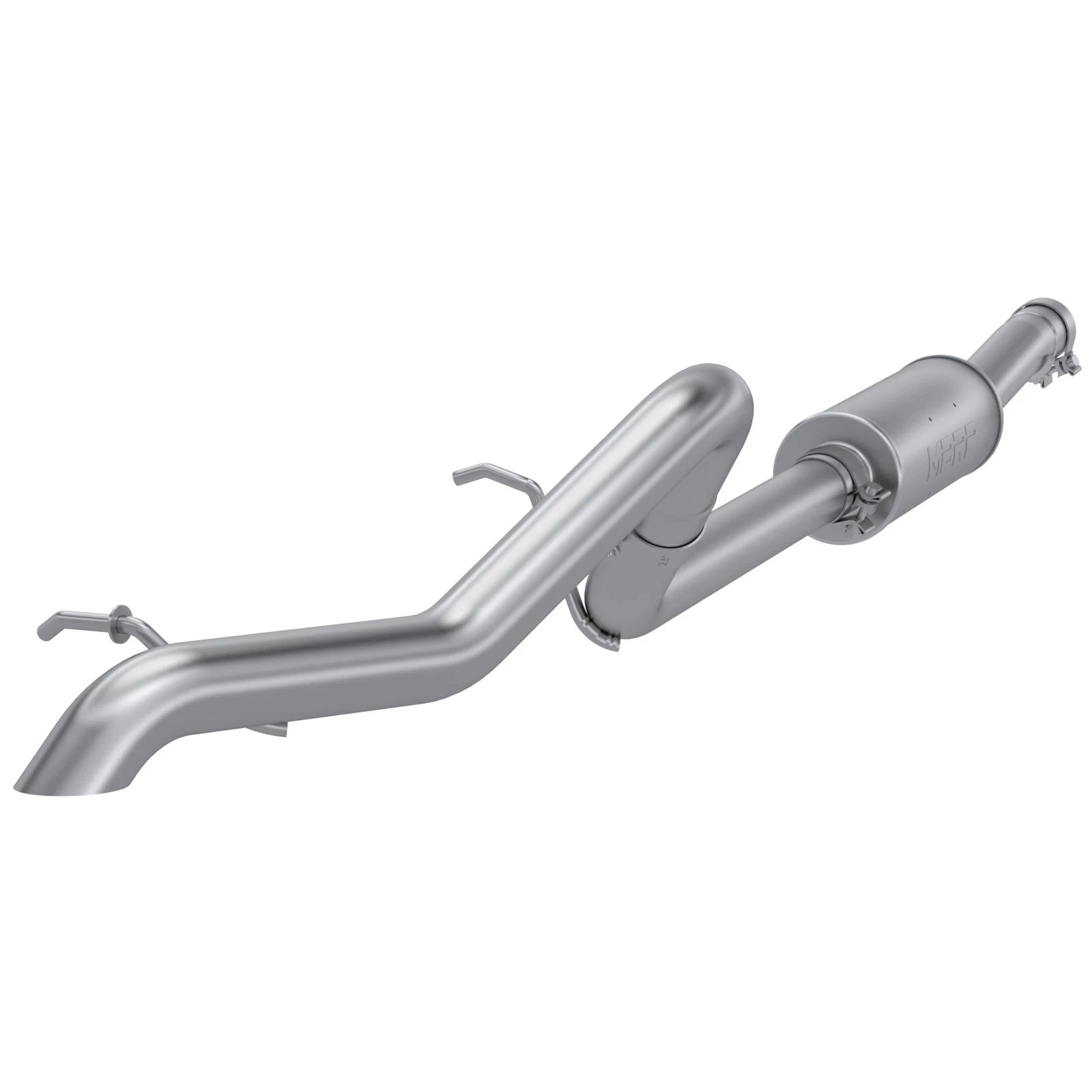 MBRP 2.5in Cat-Back Muffler Before Axle Off-Rd Tail Pipe | Jeep JK 3.8L V6 4Dr (07-09) (S5514AL)