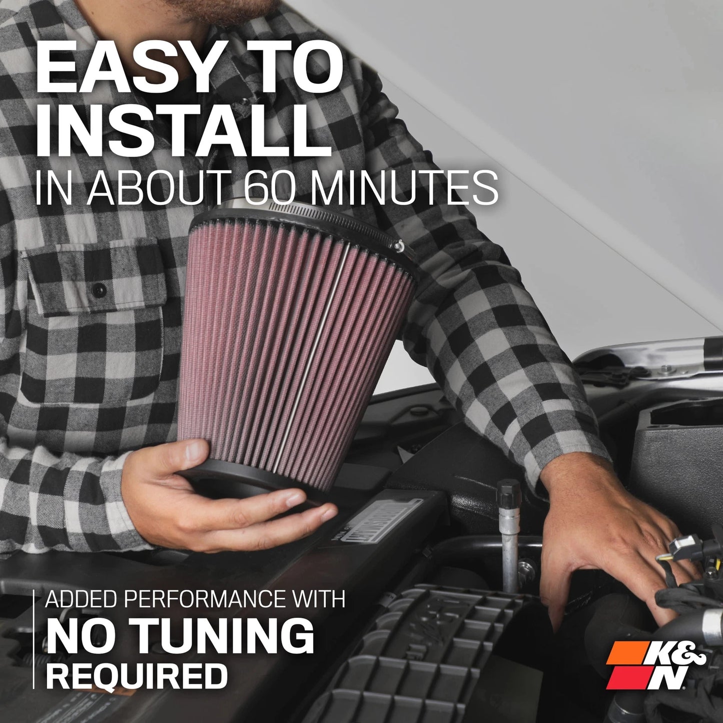 K&N Performance Air Intake System | Ford F150 Raptor R 5.2L V8 (63-2624)