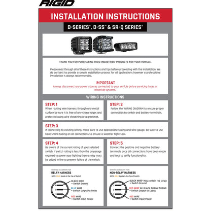 Rigid SR-Q Series Pro Flood/Surface LED Light | Off-road/Industrial/Marine (RIG904113)