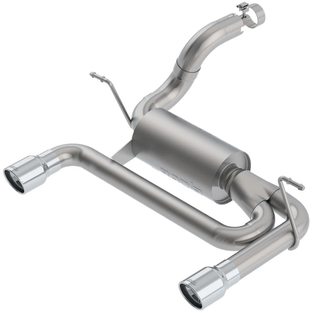 Borla Axle-Back Exhaust System - S-Type | 2018-2021 Jeep Wrangler 3.6L (11956)