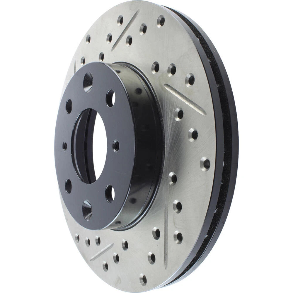 Stoptech Slotted And Drilled Brake Rotor | 1990-2000 Honda Civic (127.40023L)