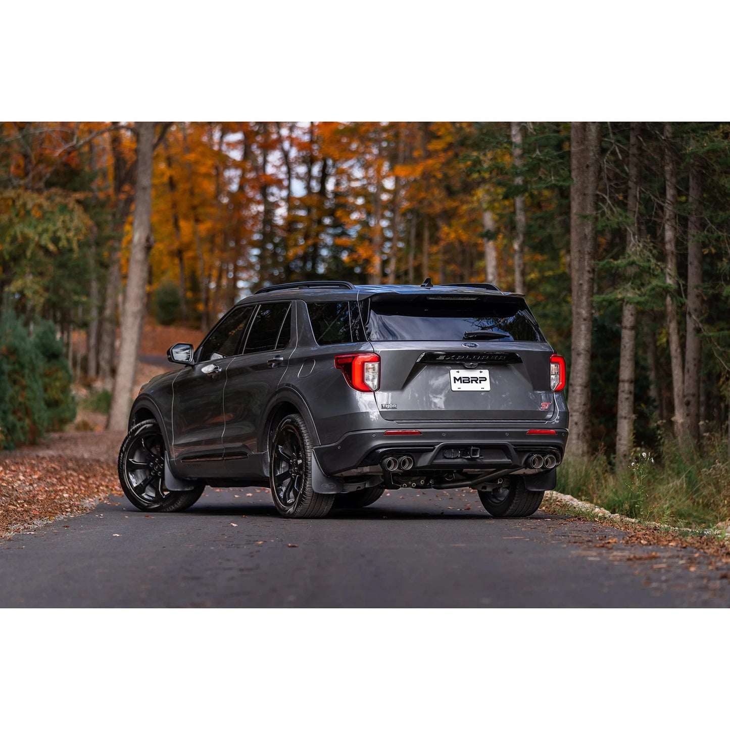 MBRP 2.5in Dual Rear Exit Axle Back Exhaust w/ Quad Tips | Ford Explorer ST 20-21 (S5203AL)