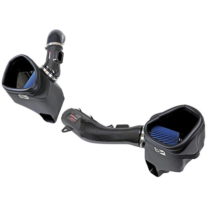 aFe Track Series Stg 2 Carbon Fiber Intake w/ Pro 5R Media | BMW M3/M4 (15-20) (57-10006R)
