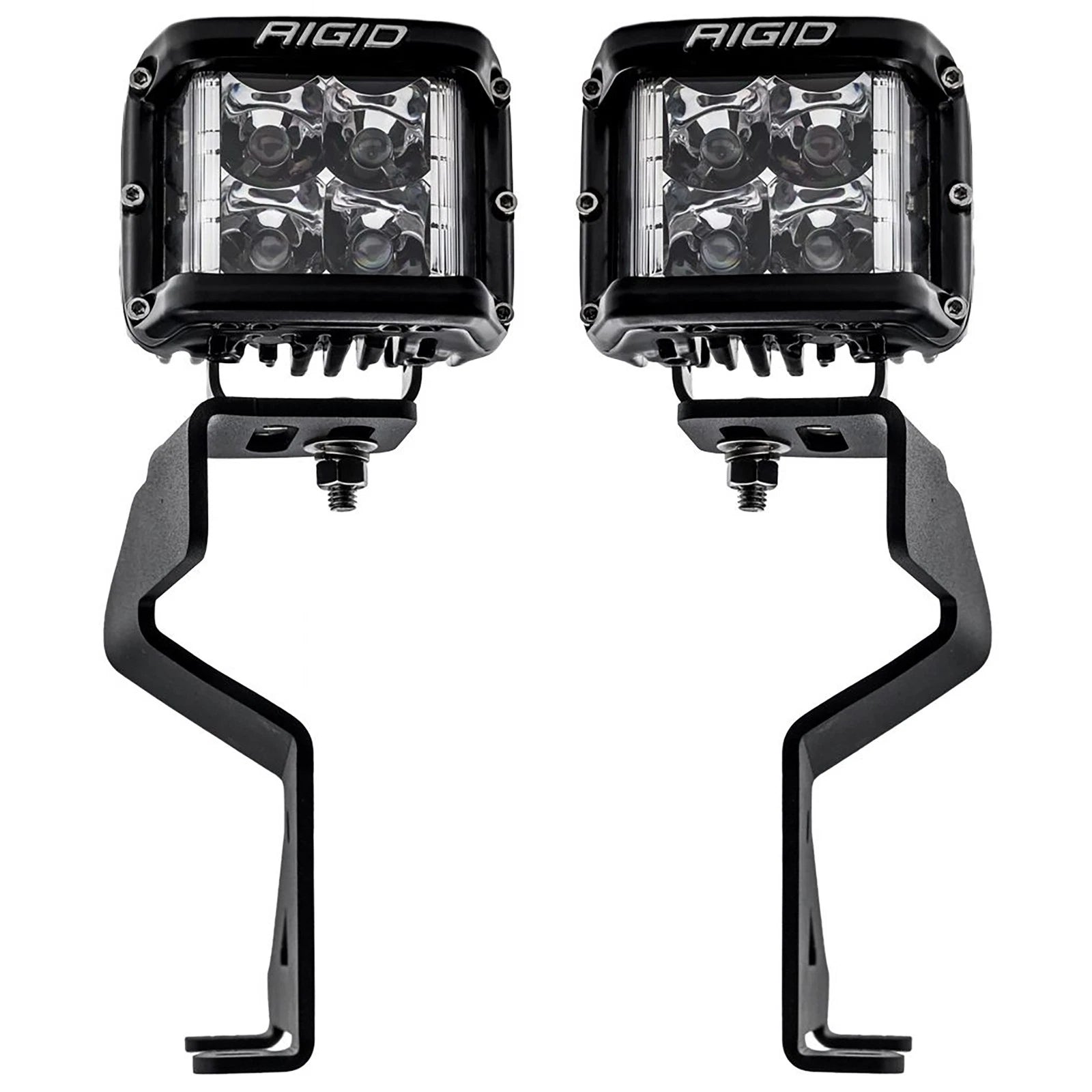 Rigid 46737 D-SS PRO Flood White Square LED Lights Pair Kit Set for 21-24 F-150
