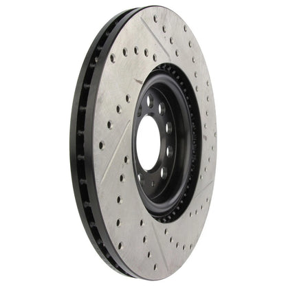 StopTech 127.33062R Front Right Drilled Brake Rotor for 00-03 S3 / 99-07 Audi TT