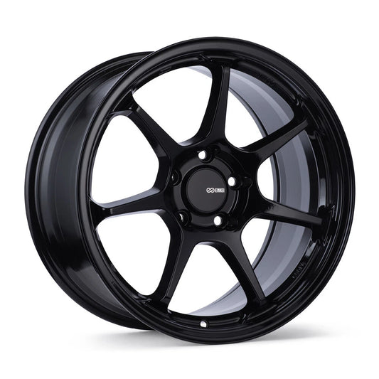 Enkei TS-7 Gloss Black | 18x8" +45mm | 5x112mm Wheel