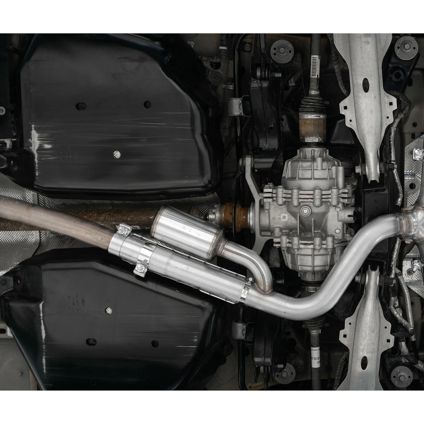 MBRP 2.5in Resonator-Back Dual Split Rear Exit Exhaust | Ford Bronco Sport (21+) (S5207BLK)