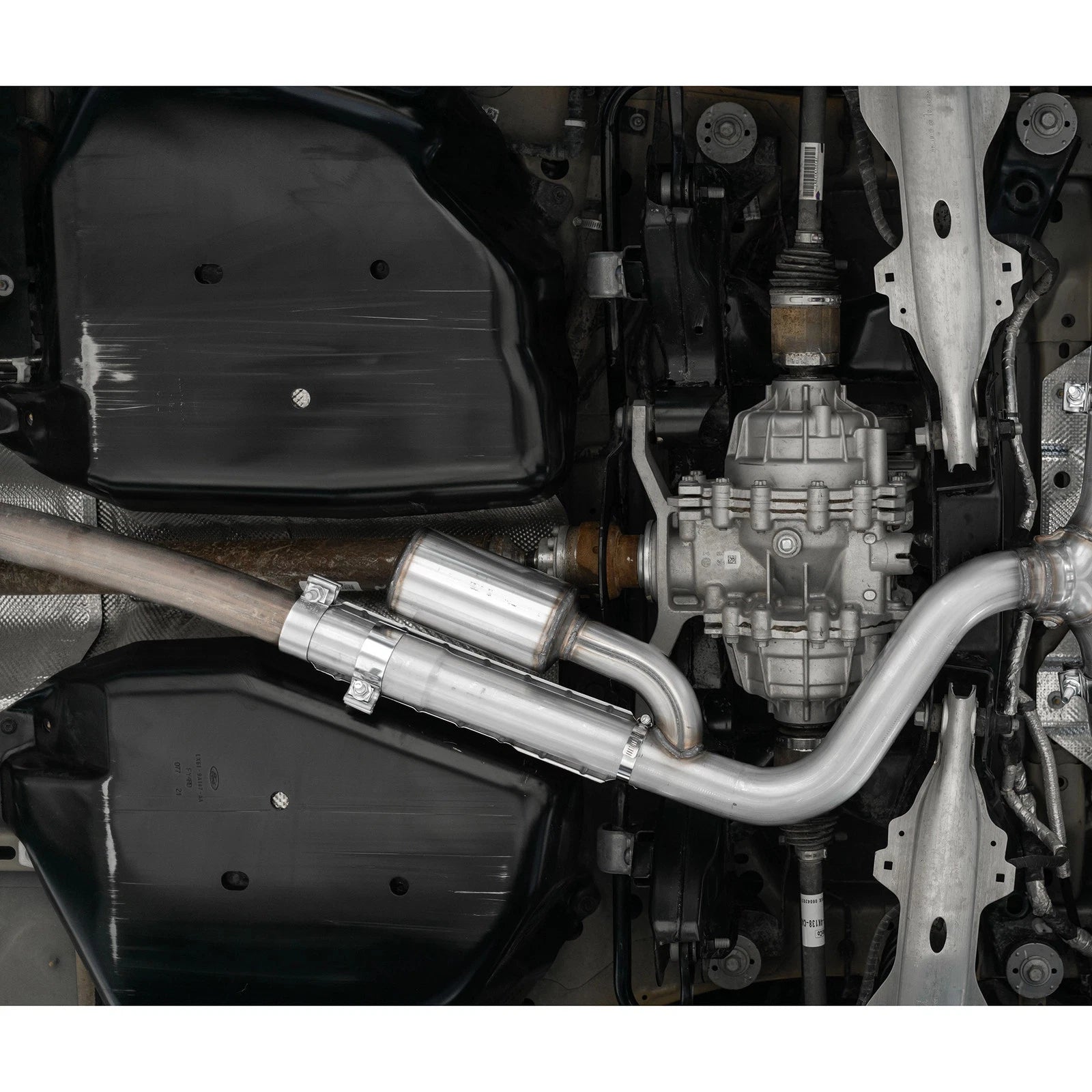 MBRP 2.5in Resonator-Back Dual Split Rear Exit Exhaust | Ford Bronco Sport (21+) (S5207BLK)