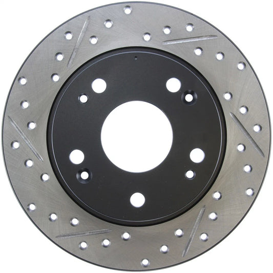 StopTech 127.40055R Rear Right Drilled Brake Rotor for 04-08 TSX / 03-07 Accord
