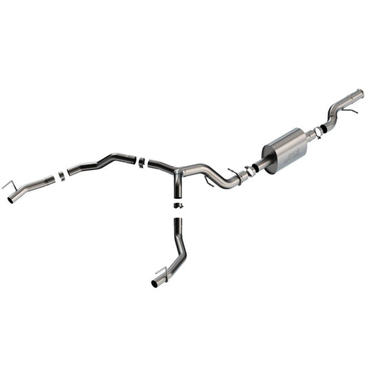 Borla S-Type Cat-Back Exhaust System | Cadillac Escalade 6.2L V8 2/4WD (21-22) (140890)