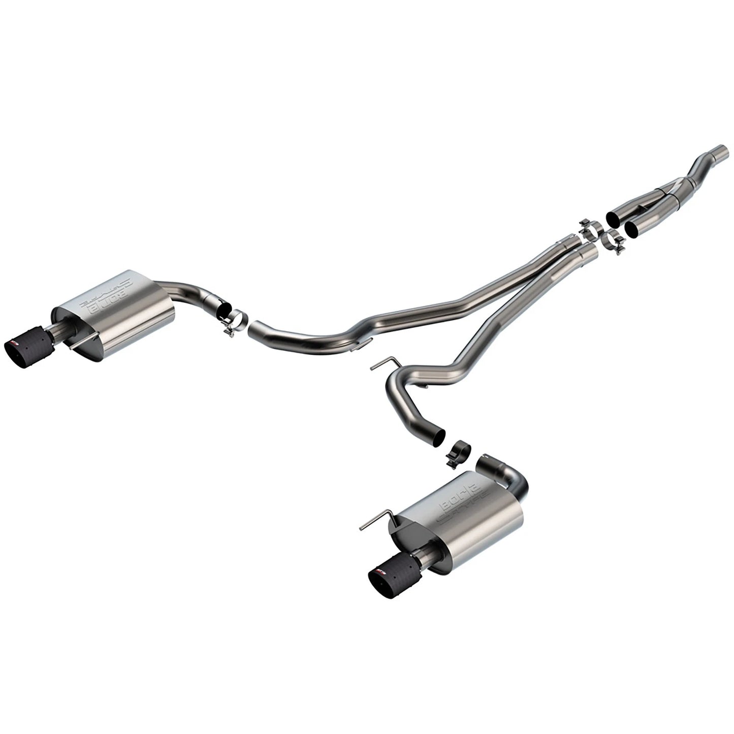 Borla CFBA S-Type Catback Exhaust | Ford Mustang Mach-E (20-26) (140979CFBA)