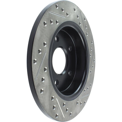 StopTech 127.61099R Rear Right Drilled Disc Brake Rotor for 2012-2018 Ford Focus