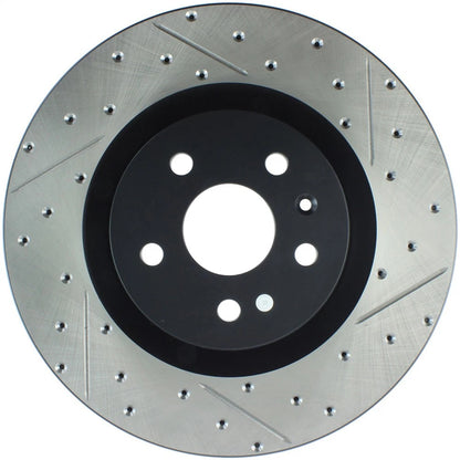 StopTech 127.62124L Front Left Drilled Brake Rotor for 2010-15 Camaro / 14-17 SS