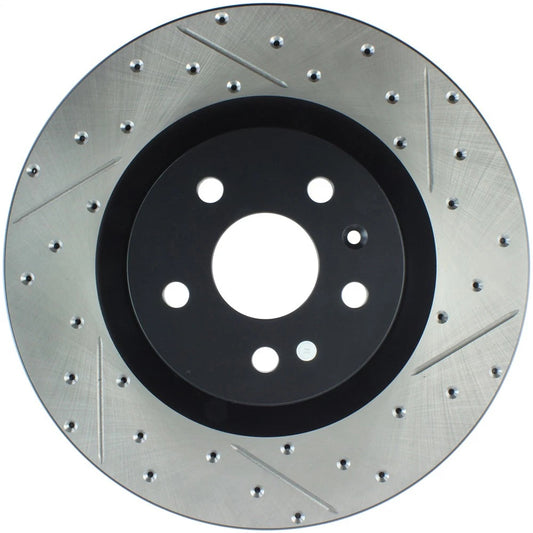 StopTech 127.62124L Front Left Drilled Brake Rotor for 2010-15 Camaro / 14-17 SS
