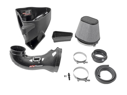 aFe Track Series Carbon Fiber CAI w/ Pro-DRY S Filters | Chevrolet Camaro ZL1 (6.2L V8) (57-10018D)