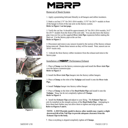 MBRP Alum Exhaust System | Chevy/GMC 2500/3500 4in Filter Back D&S (S6033AL)