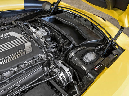 aFe Momentum Carbon Fiber Cold Air Intake | Chevrolet Corvette Z06 V8-6.2L (15-16) (52-74202-C)