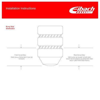 Eibach Pro-Kit Lowering Springs for 2020-2023 Kia Forte 1.6L Turbo Sedan FWD BD
