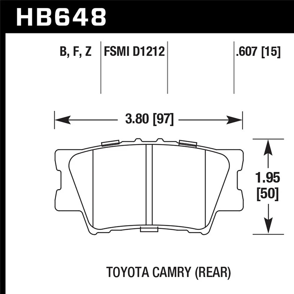 Hawk HPS Street Brake Pads | HB648F.607