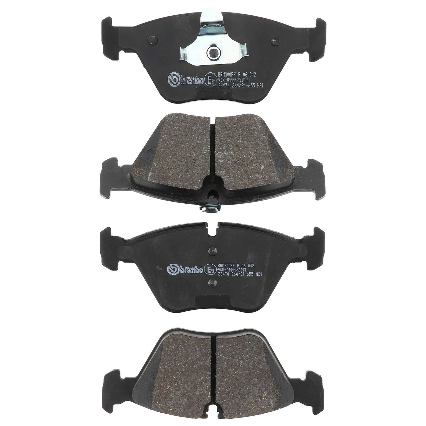 Brembo Low-Met OE-Equivalent Front Brake Pads | BMW M3 (03-06) / Z4 (06-08) (P06042)