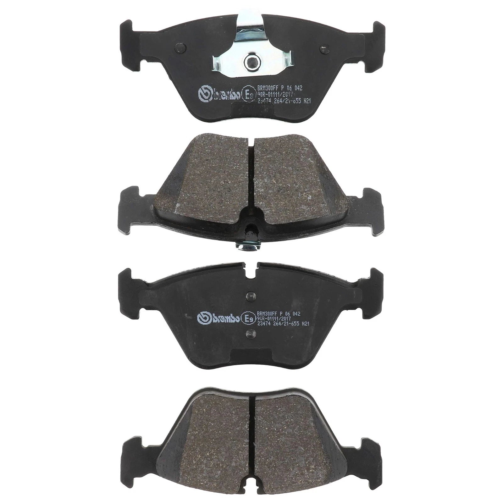 Brembo Low-Met OE-Equivalent Front Brake Pads | BMW M3 (03-06) / Z4 (06-08) (P06042)