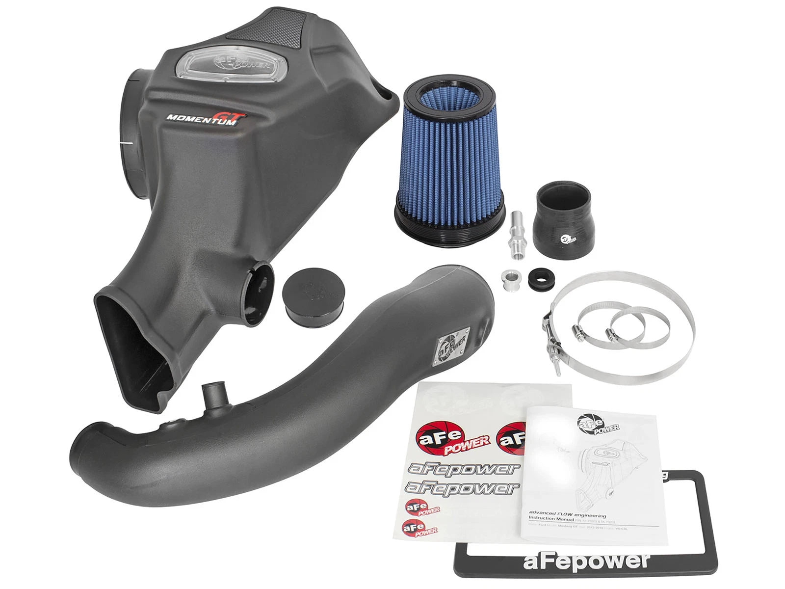 aFe Momentum GT Cold Air Intake System w/ Pro 5R Filter | Ford Mustang Ecoboost (15+) (54-73201)