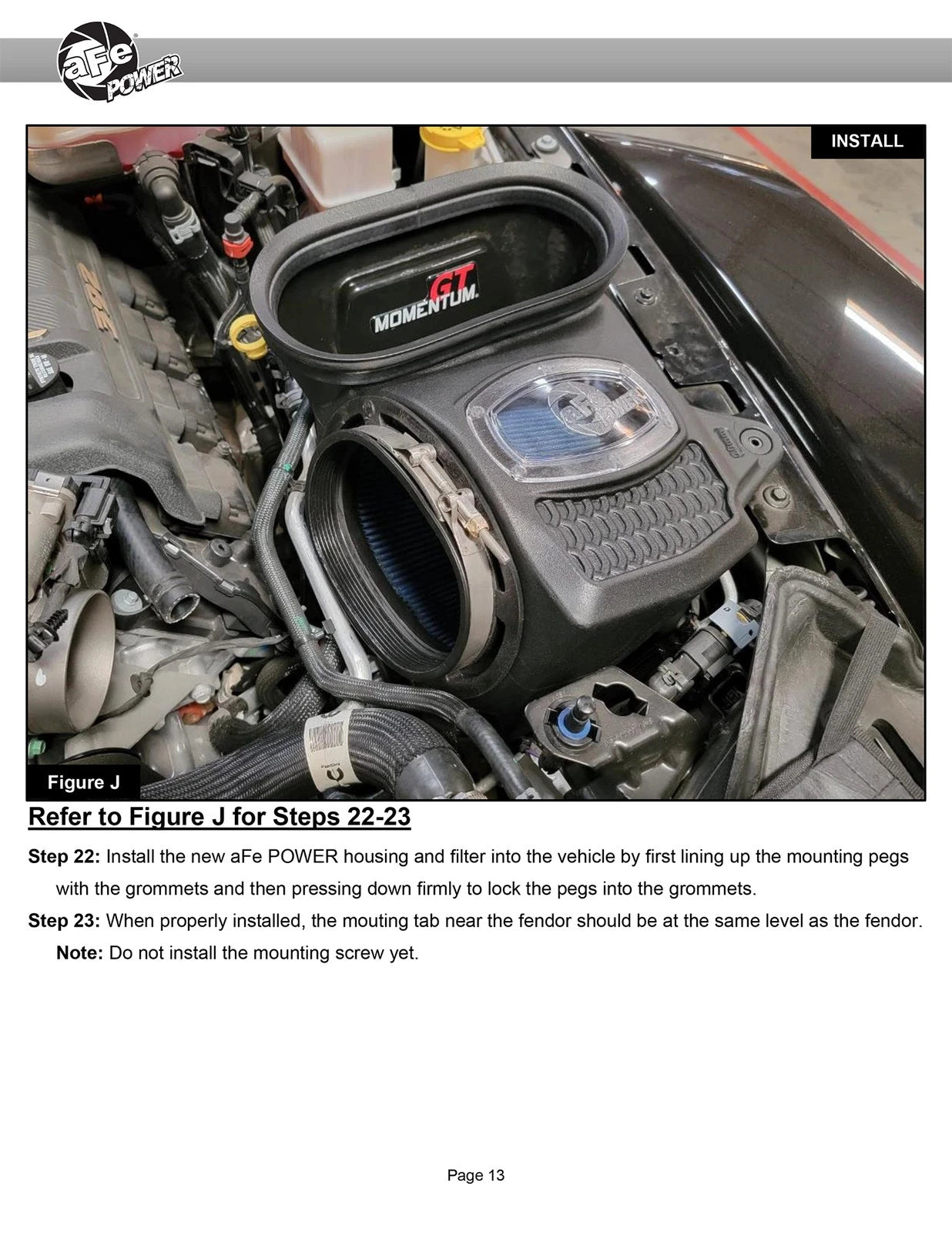 aFe Momentum GT Pro DRY S Cold Air Intake System | Jeep Wrangler (21-22) (50-70080D)