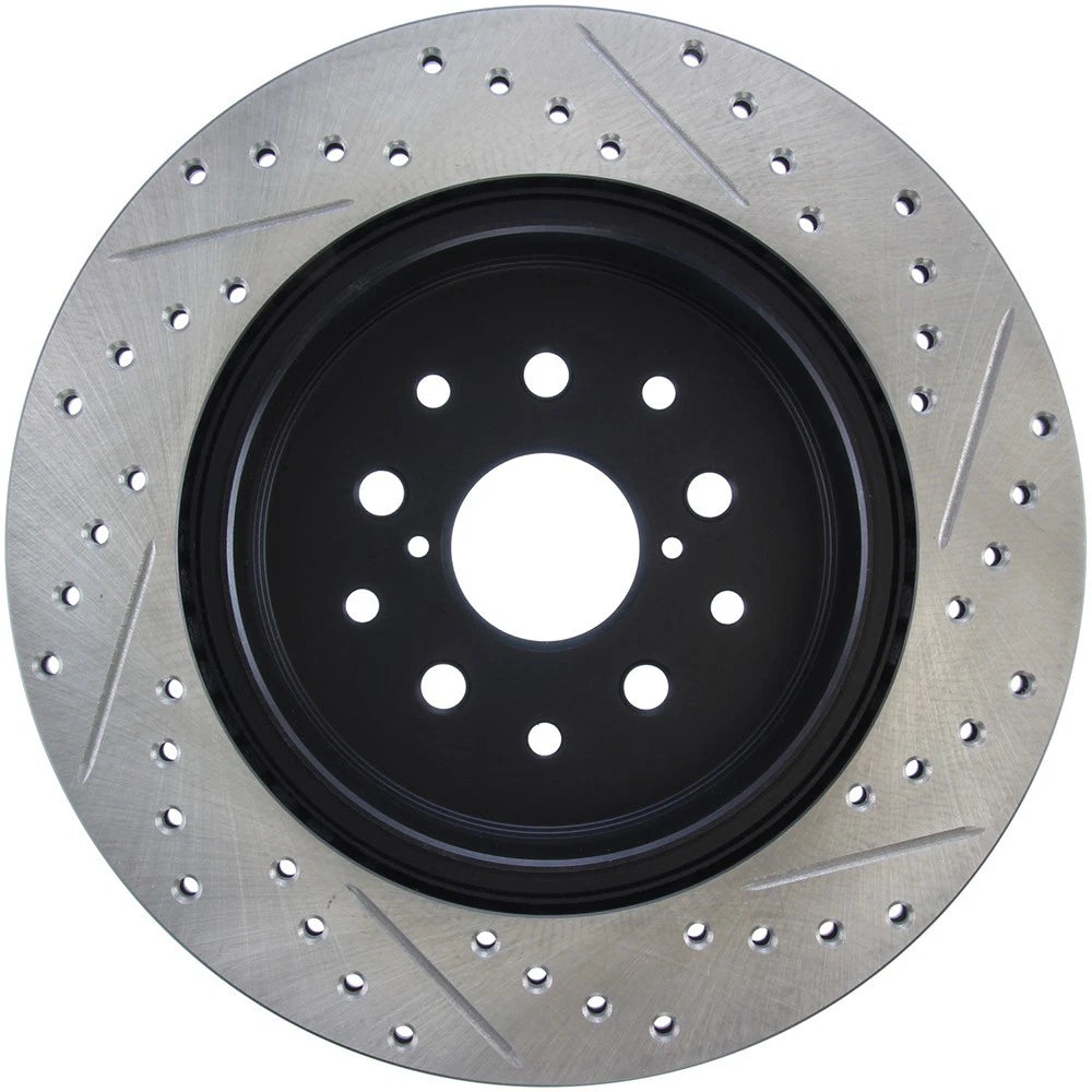 StopTech 127.44105R Rear Right Drilled Slotted Disc Brake Rotor for 93-98 Supra