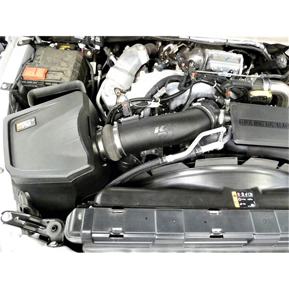 K&N 2020+ Chevrolet Silverado 2500/3500 V8-6.6L DSL Performance Intake System | Chevrolet Silverado (20+) 2500/3500 V8-6.6L DSL