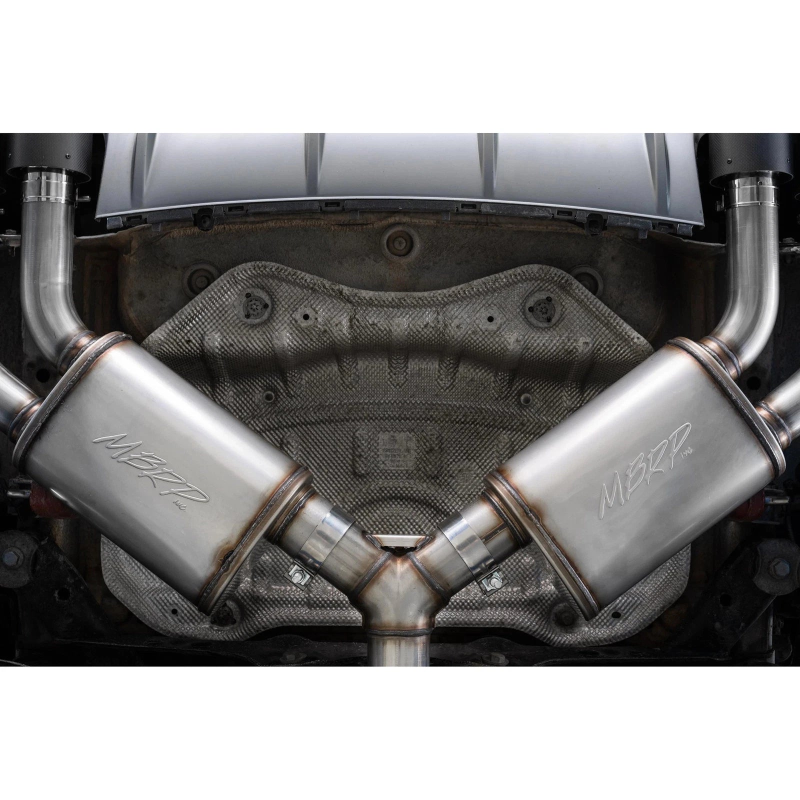 MBRP 3-In Armor Pro Street Profile Quad Rear Exit Cat-Back | Audi S3 (S46013CF)