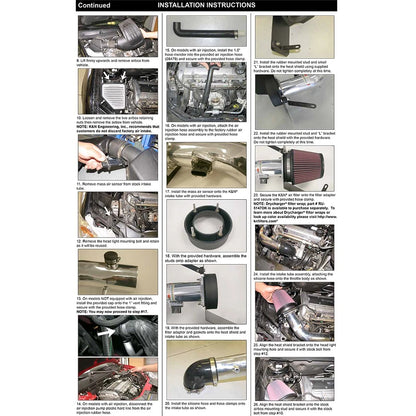 K&N Engineering Silver Typhoon Short Ram Intake: Chevy Cobalt 2005 - 2009 2.2L