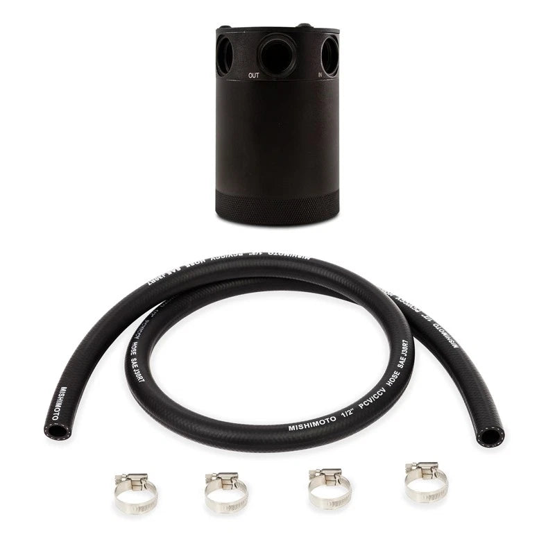 Mishimoto Compact 3-Port Baffled Catch Can (MMBCC-CBTHR)