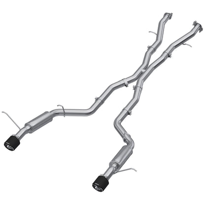 MBRP 18-23 Dodge Durango SRT 6.4L Armor Pro T304 SS 3in Cat Back Exhaust Dual Rear Exit w/ CF Tips | Dodge Durango (18-23) (S51053CF)