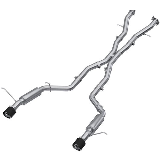 MBRP 18-23 Dodge Durango SRT 6.4L Armor Pro T304 SS 3in Cat Back Exhaust Dual Rear Exit w/ CF Tips | Dodge Durango (18-23) (S51053CF)