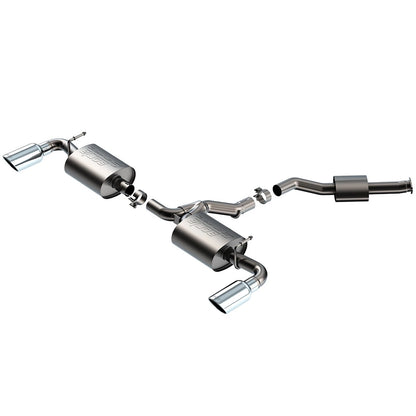 Borla 141010 S-Type Stainless Cat Back Exhaust for 2019-25 RAV4 Hybrid 2.5L AWD